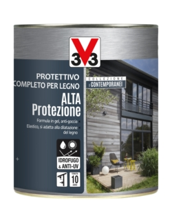 PROTETTIVO COMPLETO PER LEGNO ALTA PROTEZIONE COLLEZIONE I CONTEMPORANEI - ABETE FUME - 0,75 LITRI